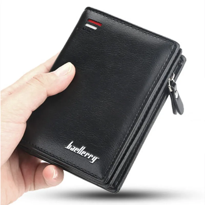 

New Wallet Men's Short Wallet Hot Sale Retro Multi-card Short Wallet Multifunctional PU Waterproof Wallet Coin Clip Wallet