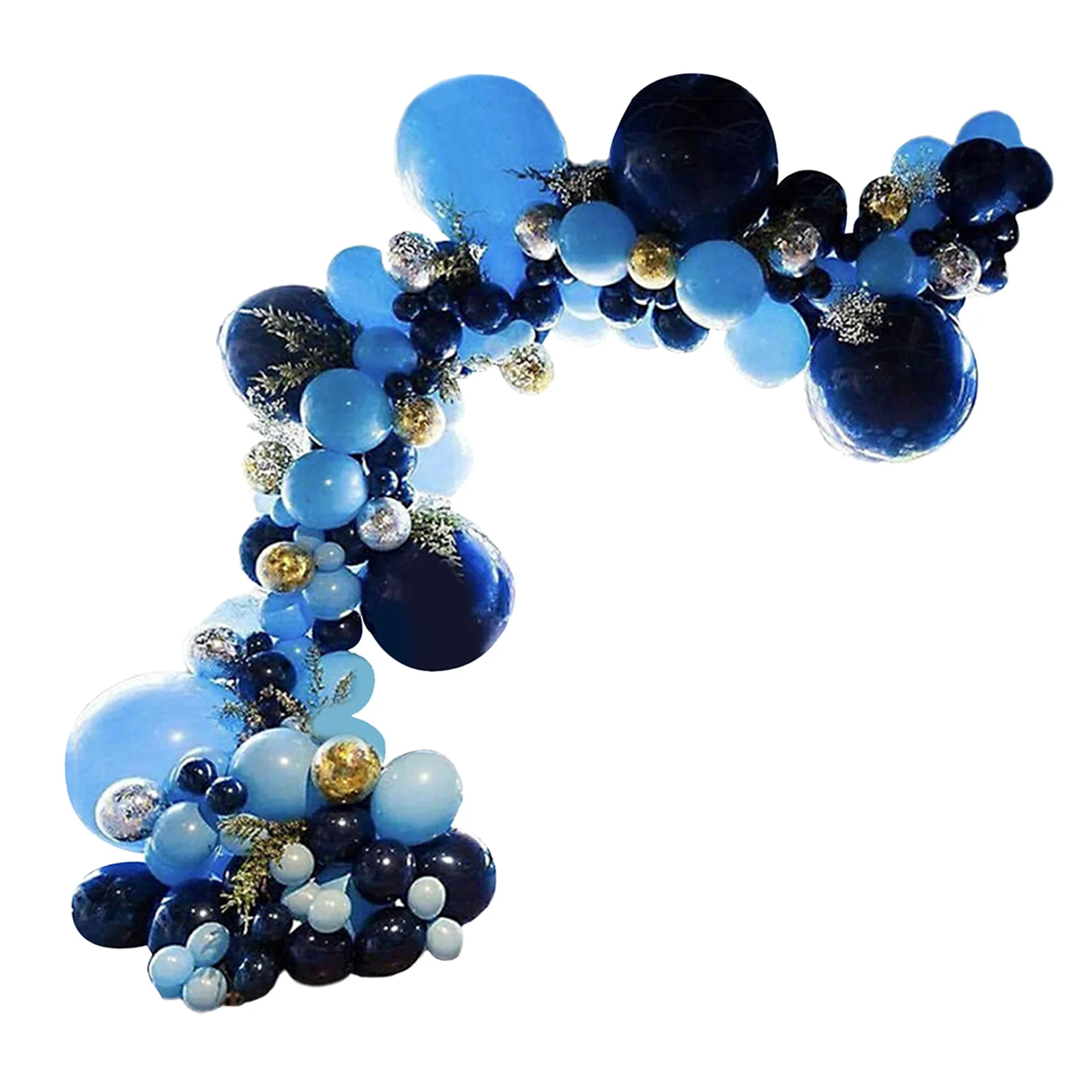 

105x Balloon Kit Latex Balloons Set Colorful Navy Blue Birthday Decorations Wedding Decorations for Baby Shower Party Background