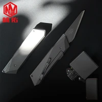 titanium alloy folding knife utility knife outdoor multifunctional utility knife edc portable scalpel no blade