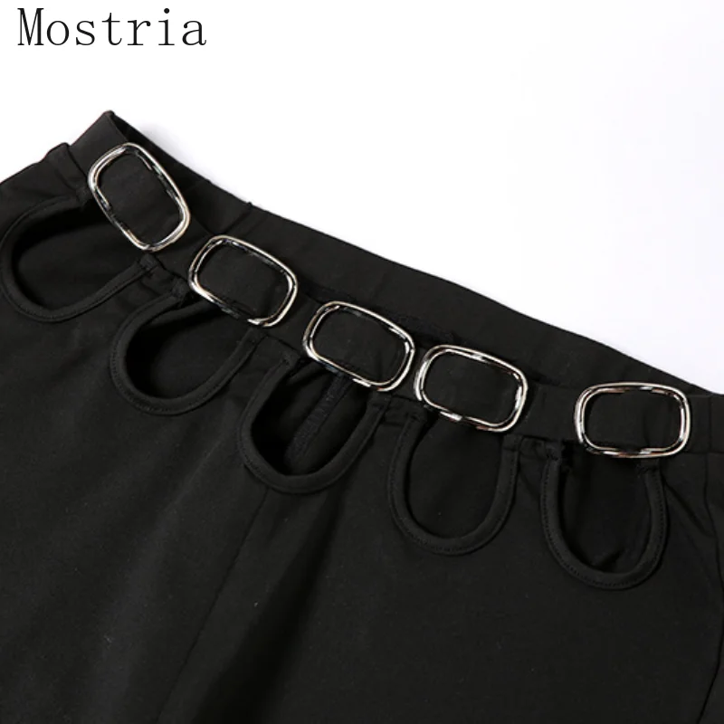 

2021 Summer Women Bottoms Pants Trousers Streetwear Fashion Personality Flared High Waist Casual Pants