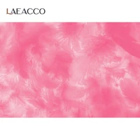 laeacco pink dreamy backdrops for photography feather wonderland baby newborn party portrait photo background for photo studio