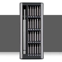 free shipping crv mobile phone disassembly tool box unlock repair magnetic adsorption batch bits 25 in 1 screwdriver set p9 1027