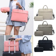 Matte Shoulder Handbag For Macbook air pro 13 15 16 inch bag Sleeve Laptop Case For Xiaomi Lenovo 14 15.6 Women Business Bags