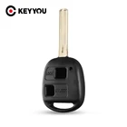 Запасной корпус KEYYOU, чехол для дистанционного ключа с 2 кнопками для Lexus Uncut Blade TOY40 40 мм