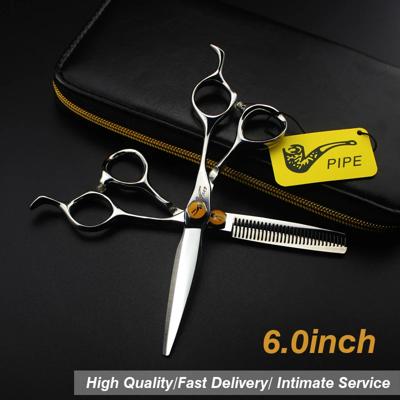 Набор профессиональных парикмахерских ножниц 6 дюймов прямые ножницы и