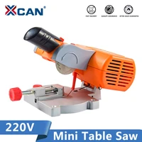 xcan 220v table cutting machine 45 degrees mini bench saw for cutting metal wood plastic cut off miter saw
