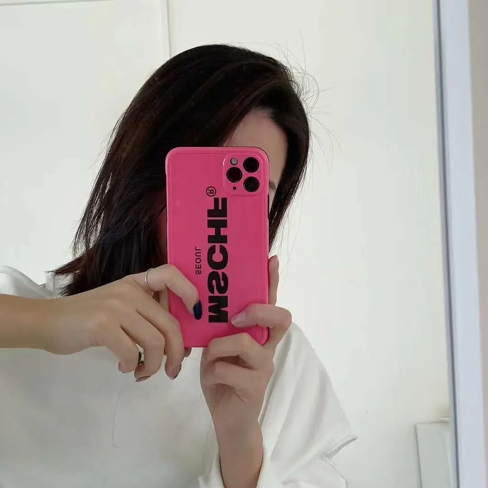 Корейский трендовый модный бренд Ins MSCHF чехол для телефона iphone 11 Pro Max Мягкий