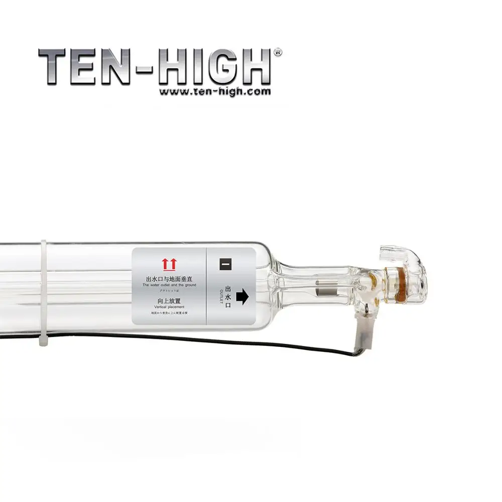 TEN HIGH лазерная трубка 20/30/40/50W CO2 Лазерная стеклянная лампа для лазерного источника