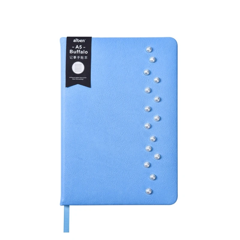 

A5 Business Leather Notebook Journal Agenda Lined Paper Diary Planner Notepad M17F