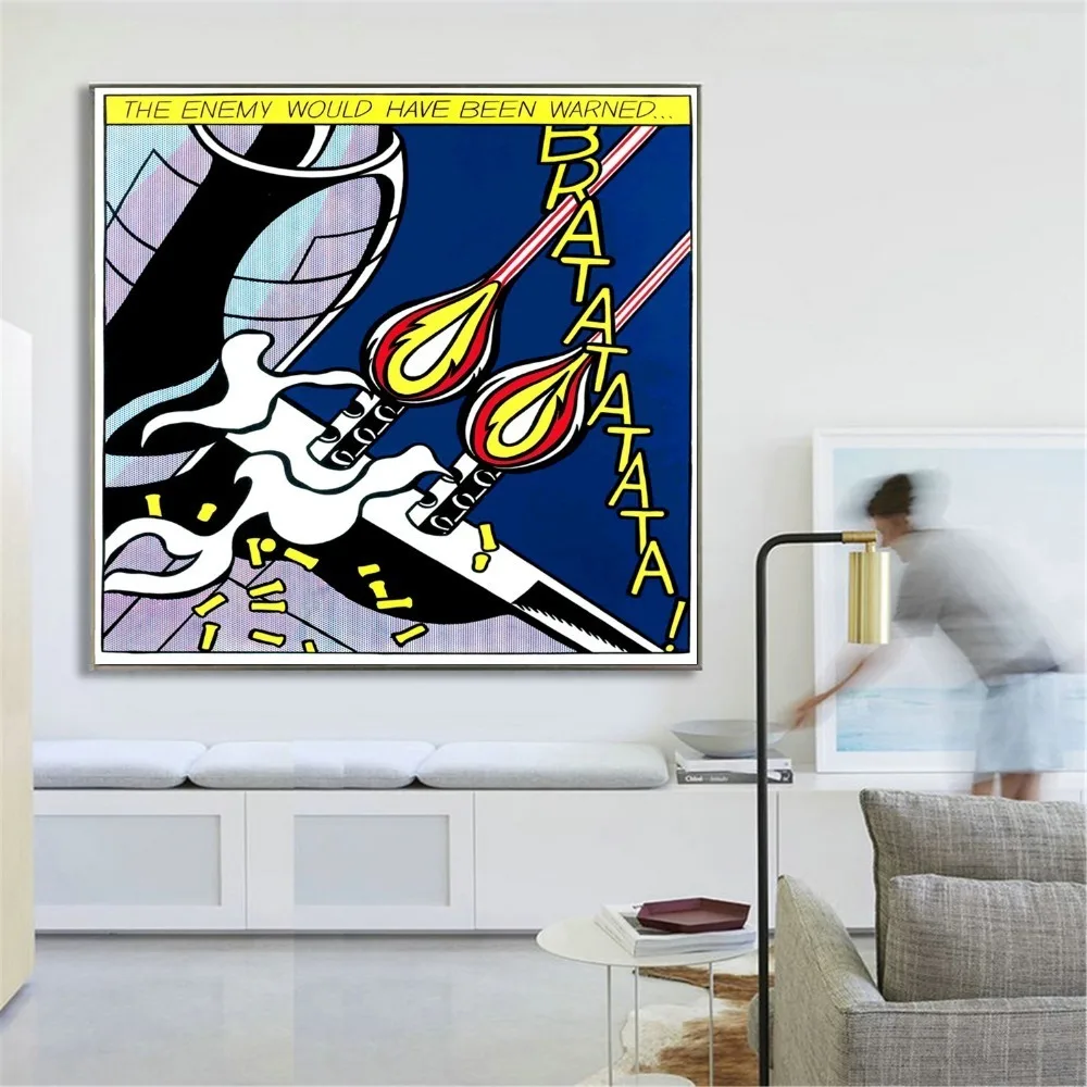 

Brat Pop Art Comic On Sale Poster Wall Painting Living Room Abstract Canvas Art Pictures For Home Decor No Frame