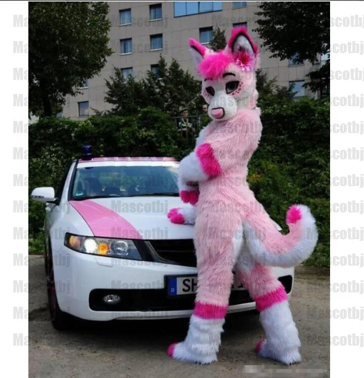 Флуоресцентный костюм для косплея с изображением собаки хаски |