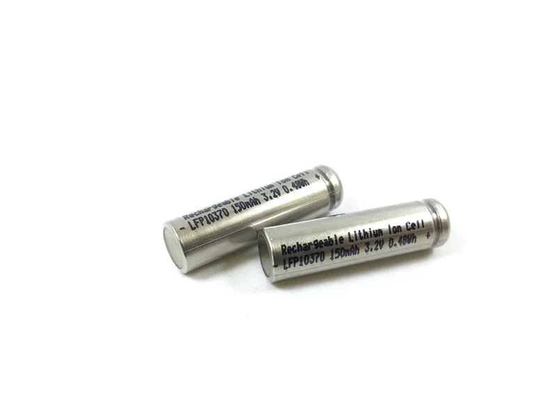 LiFePo4 10370 3 2 V 130mAh с вкладкой подключения для IQOS электронная сигарета 10C 20C запасная
