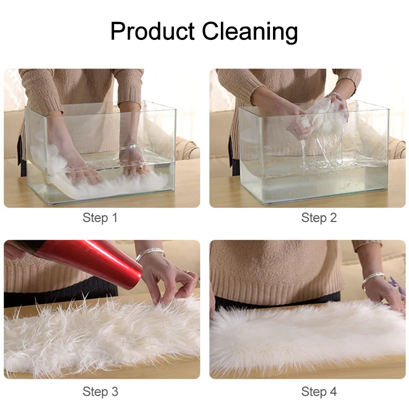 Роскошный Ковер из искусственного меха коврики для спальни искусственная шерсть