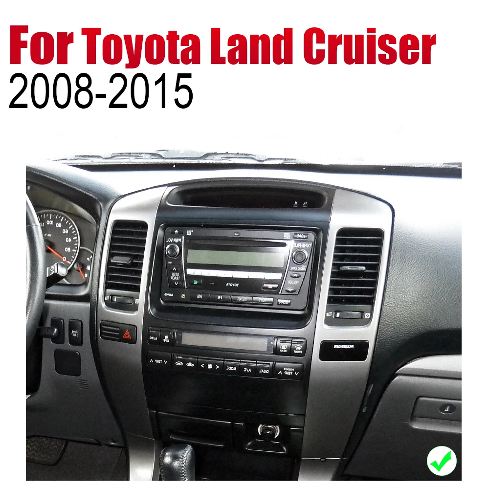 Автомагнитола ZaiXi 2 Din для Toyota Land Cruiser 2008 ~ 2015 GPS навигация BT Wi Fi карта мультимедийная