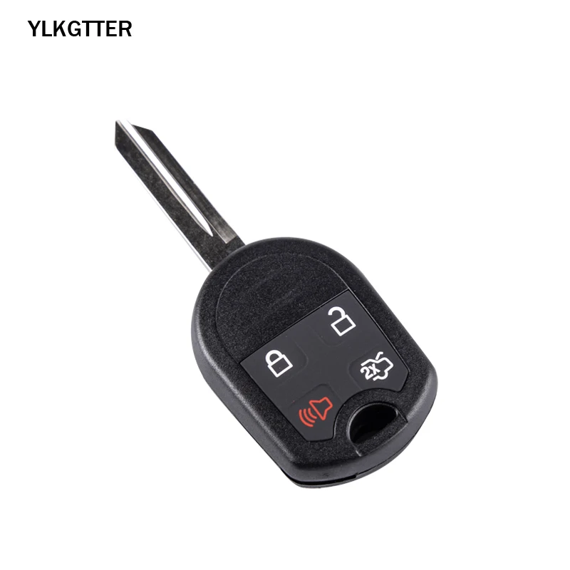 YLKGTTER 4 Button Remote Key for Ford Mustan Explorer Edge Escape Expedition Flex Fusion Taurus with 315MHz Chip 4D63 80bits | Автомобили