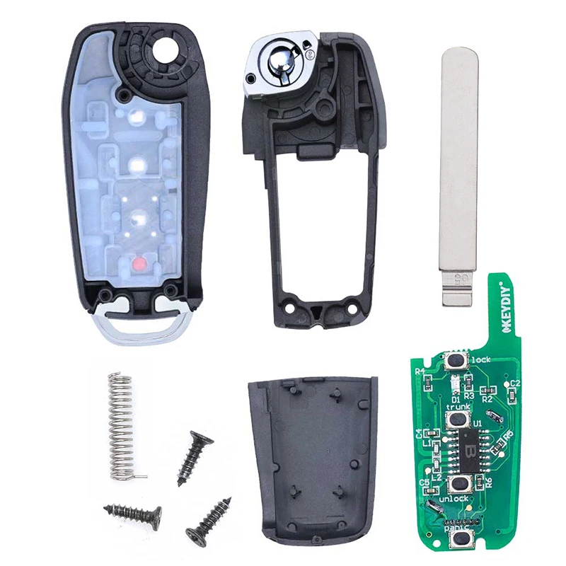KEYECU Upgraded Flip Remote Car Key for Subaru Forester WRX STI Impreza 2012-17 Fob 4 Button - 433MHz 4D82 Blade CWTWB1U766 | Автомобили и