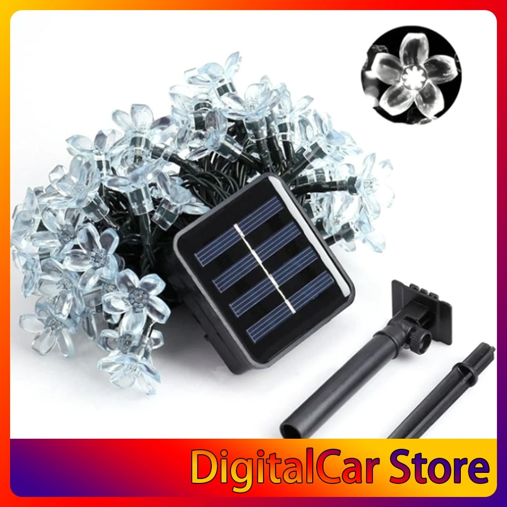 

Outdoor Lighting 50 Led Solar String Fairy Lights for Home Garden Decor Powerful Solar Energy Lamp Xmas Party Street Path Lights