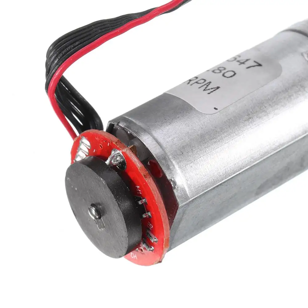 1 шт. 20GA180 DC 12V 150rpm металлический редукционный мотор с кодировщиком редуктор