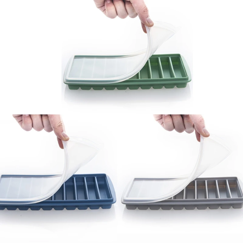 

10-Cavities Ice Cube Tray Mould Ice Cubes Silicone Mold Ice Cream Making Mould