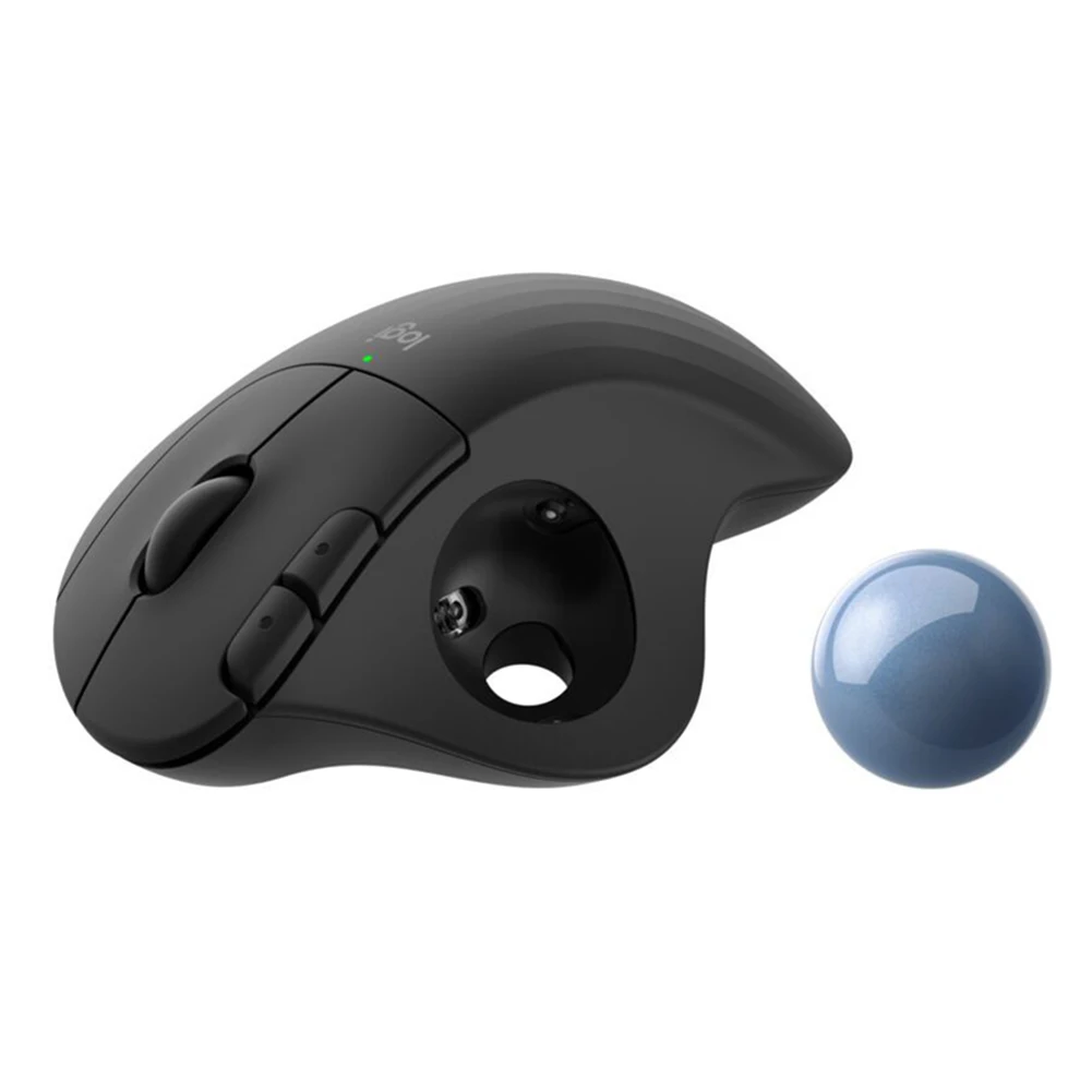 Logitech M575 Wireless Trackball Mouse Drawing Mouse Support Office Test with USB Receiver 1000dpi For Desktop/ Laptop PC