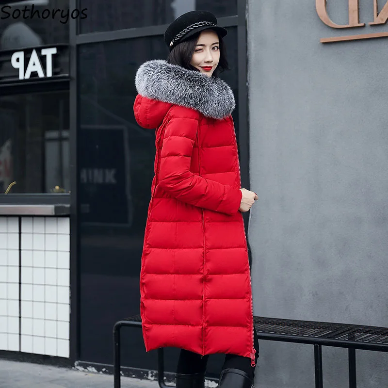 Женские парки двухсторонние высокое качество теплые тонкие пальто Зимняя парка