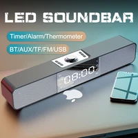 soundbar tv bluetooth speaker portable sound bar fm radio computer speakers blutooth altavoces parlante barra de sonido led 2021