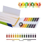 1 Набор = 80 полосок! Тестовая полоска PH для аквариума пруда тестирование воды ing PH лакмусовая бумага полный диапазон щелочной кислоты 1-14 тестовая бумага измерители PH