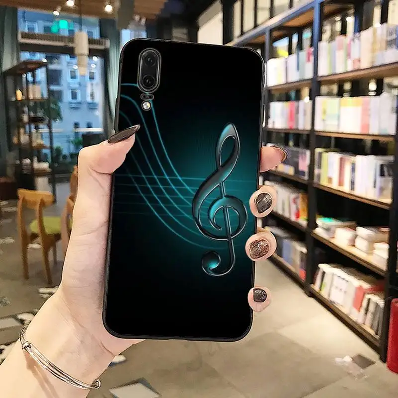 

Musical Notes Violin Classical Music Phone Case For Huawei honor Mate P 10 20 30 40 Pro 10i 9 10 20 8 x Lite