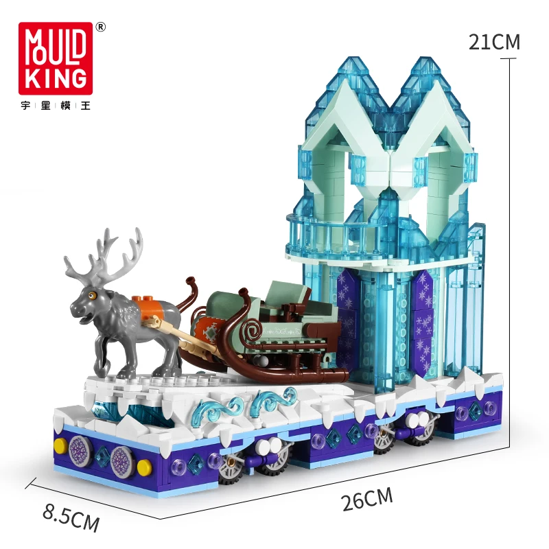 

MOULD KING Friends Series The Snow World Princess Fantasy Winter Village model Building Blocks Brick Kids Toys Christmas Gifts