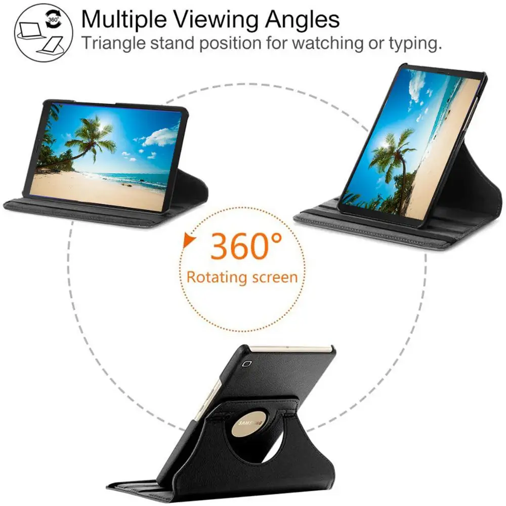 Для планшета Samsung Galaxy Tab A7 2020 T500 чехол 360 градусов вращающийся стенд для 10 4 &quotSM T505