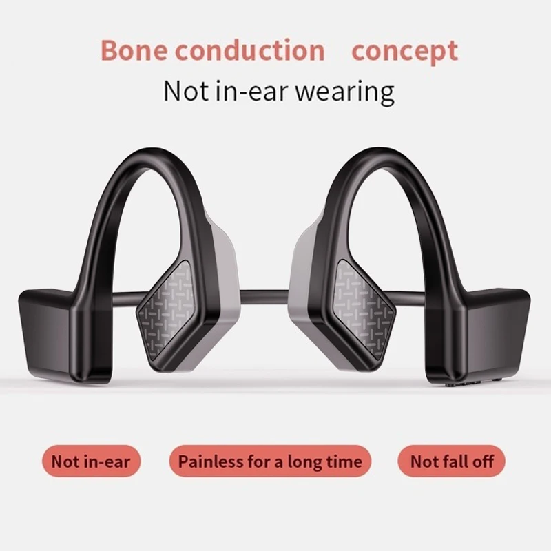 Наушники с громким звуком и микрофоном Bluetooth 5 0 безболезненные водонепроницаемые