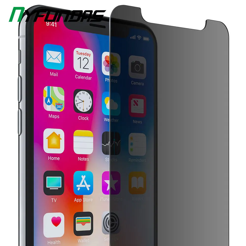 Надежное Закаленное стекло протектор экрана для iPhone XR X XS Max 8 Plus 7 6 6S Анти