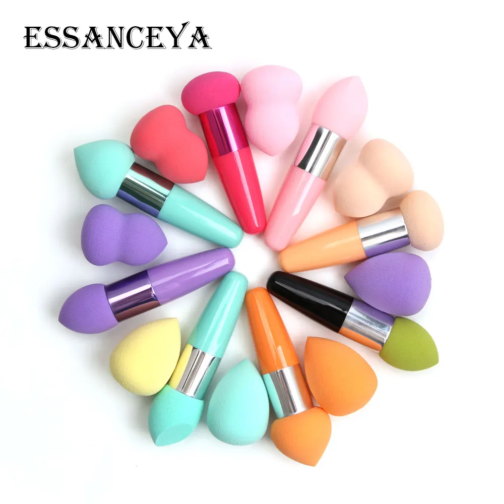 ESSANCEYA 2 шт. кисть со спонжем для макияжа косметический спонж мягкий гладкий
