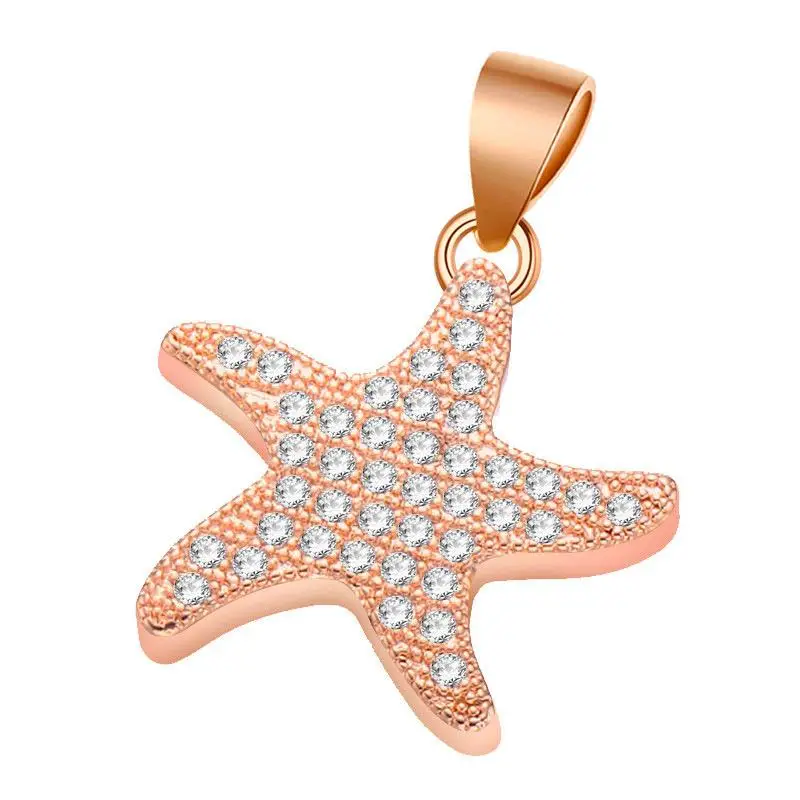 

5Pcs Luxury DIY Pendants Supplies Micro Pave Tiny Zircon Elegant Glitters Charms For Needlework Jewelry Necklace Making