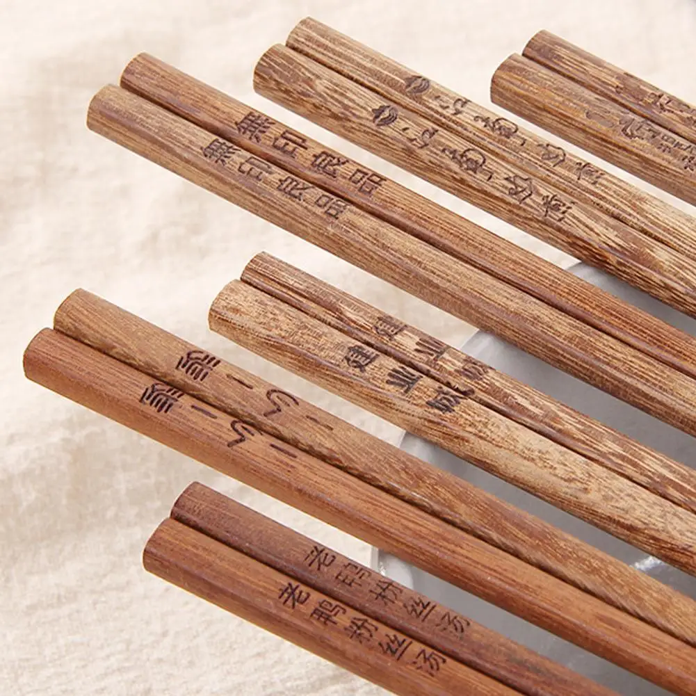 

10 Pairs Japanese Chopsticks For Sushi Non-slip Food Sticks Reusable Chop Chinese Chopsticks Tools Tableware Sticks Kitchen N1H9