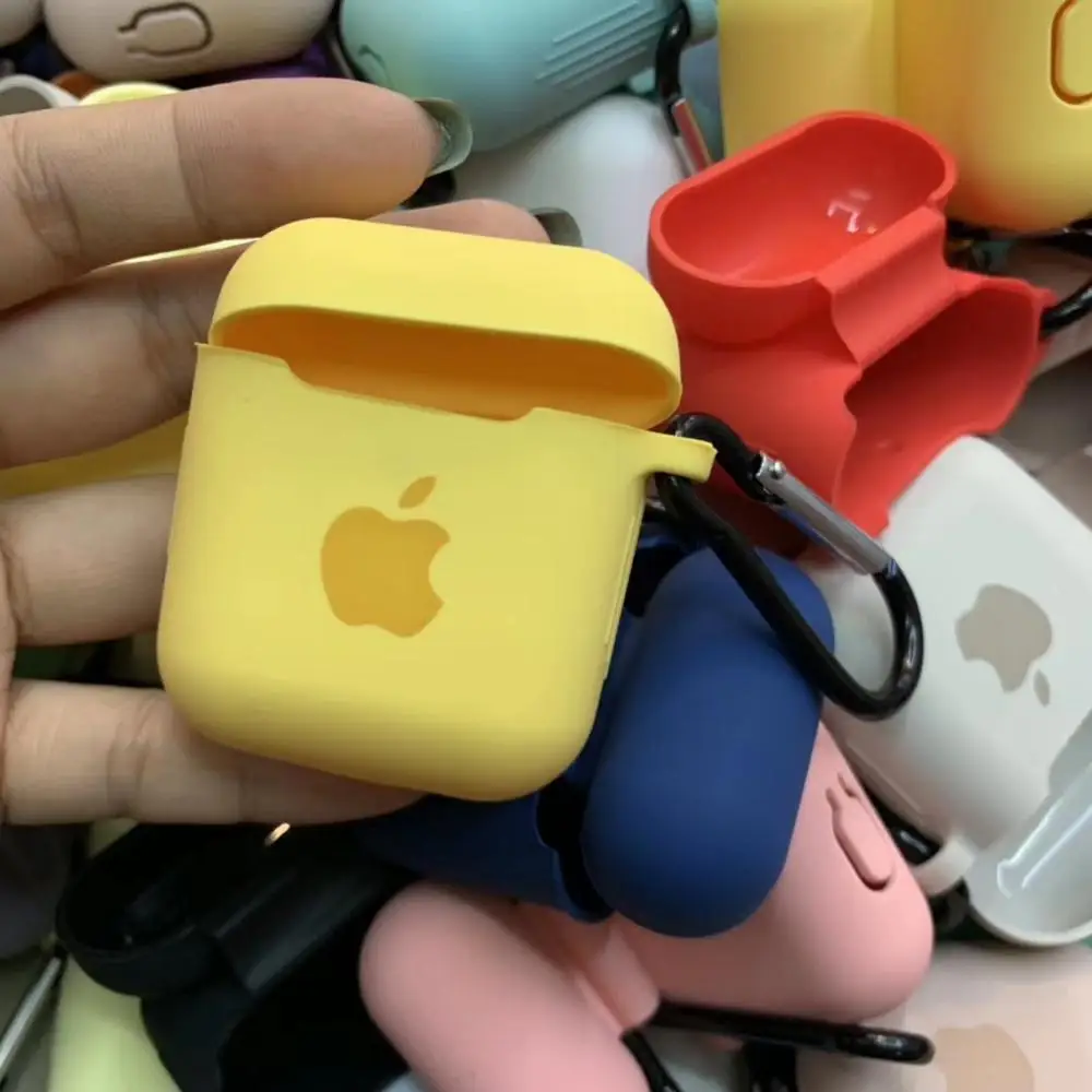 Милый чехол для Apple airpods 2 1 с логотипом карта Bluetooth наушников Airpods мягкий чехол| |
