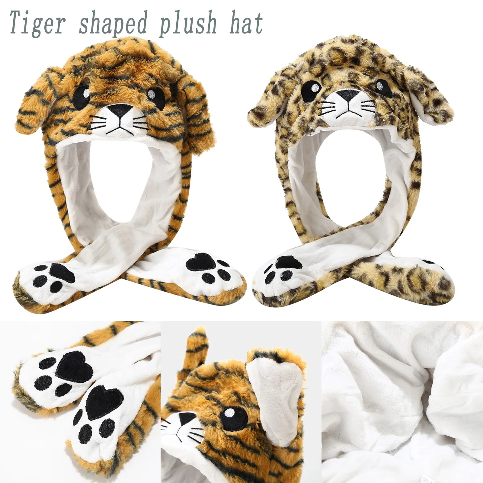 Удобные шапки унисекс модного дизайна семейные зимние теплые плюшевые в форме