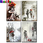 Картина из круглых бриллиантов с изображением любимой романтической пары, картина Стразы, мозаика в британском стиле, подарок для влюбленных