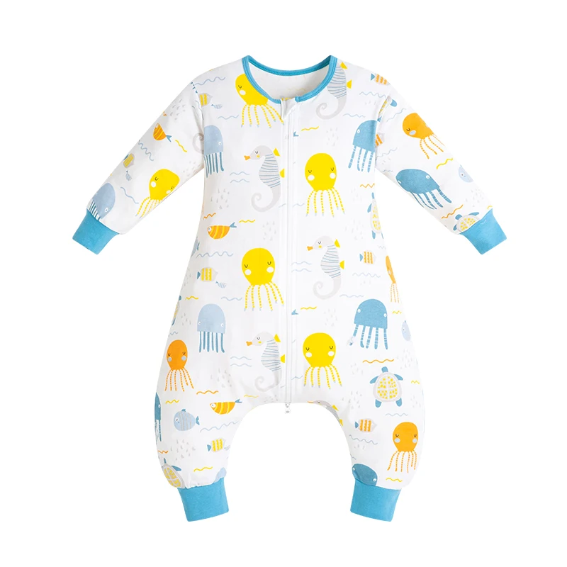 

Baby Sleeping Bag Summer 26-32â„ƒ Single Layer Kids Sleep Sack 1-5 Years 100% Cotton Breathable Print Baby Boys Girls 2021 New
