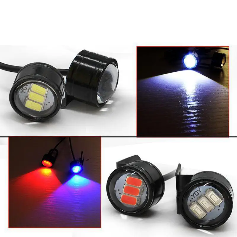 Универсальный 1 пара светодиодный фонарик светильник стробоскоп Hawkeye DRL фонарь