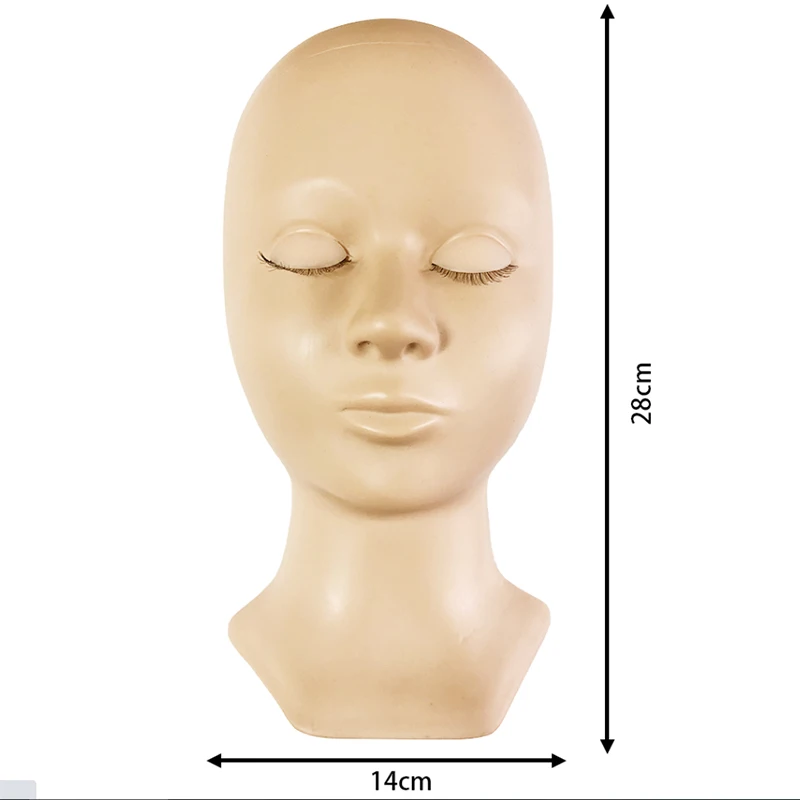 Прививочная ресница для наращивания искусственная голова замена макияжа глаз