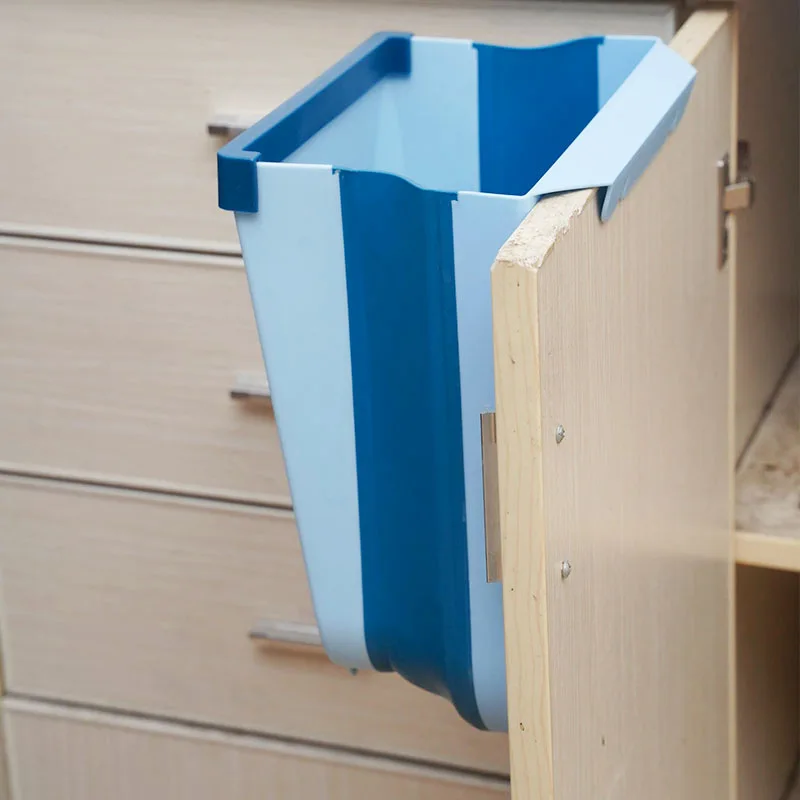 Настенный складной контейнер для мусора 10 л подвесная мусорная корзина