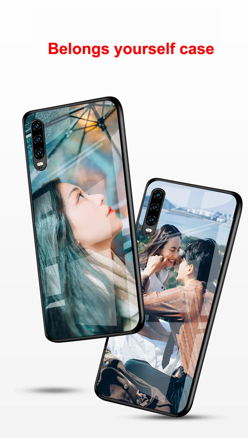 Для huawei P30 Pro P20 Lite Nova 5 5T 3e 4 4e 3i mate 30 20 Honor 20i 9X Y7 чехол на заказ фото DIY картина закаленное стекло крышка