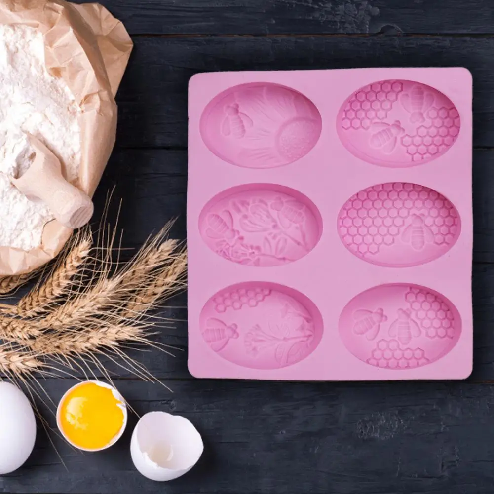Силиконовая форма для мыла 3D пчелы инструмент выпечки сыра мусса торта шоколада