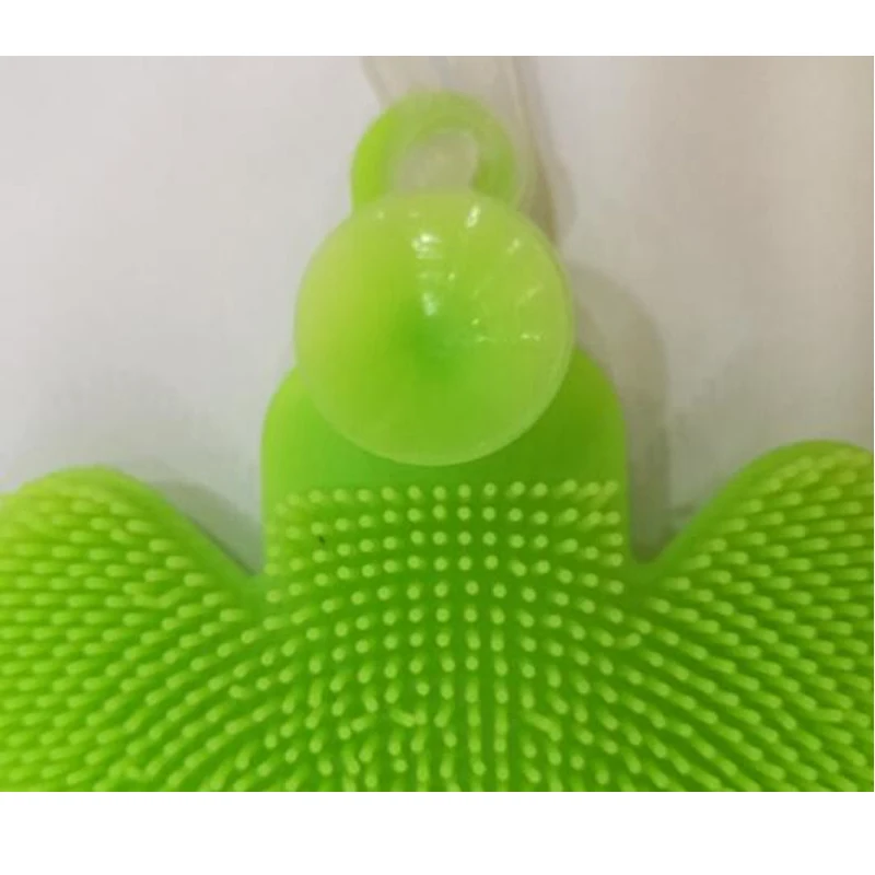 1 шт. силиконовая щётка для чистки посуды с присоской|Чистящие салфетки| |