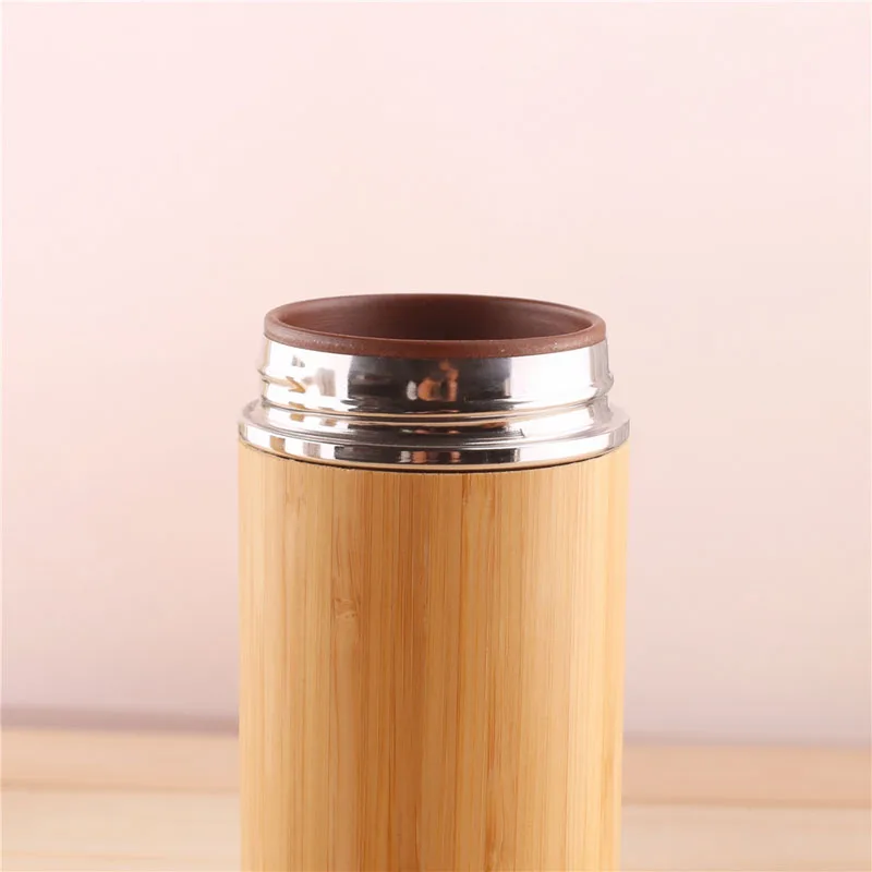 Бамбуковые термосы с двойными стенками из нержавеющей стали 500 мл термос чашка
