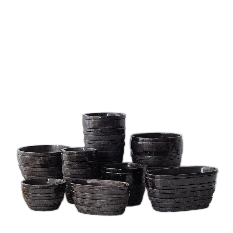 

Small Cement Flower Pot European Style Stand Indoor Succulent Flower Pot Green Plants Maceta Colgante Household Products EF50FP