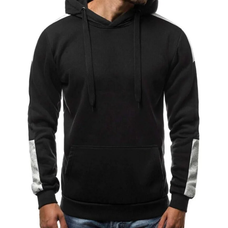 Мужская осенне зимняя Толстовка с длинным рукавом и круглым вырезом|Мужские