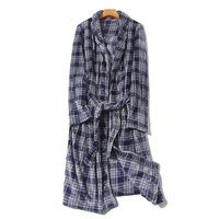 nightgown for men winter flannel warm robe
