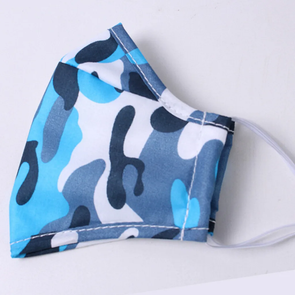 

Camouflage Facemask Anti Dust PM2.5 Pollution Mouth Face Mask Breathable Printed Mascarillas Cotton Reusable Mask Masque Lavable